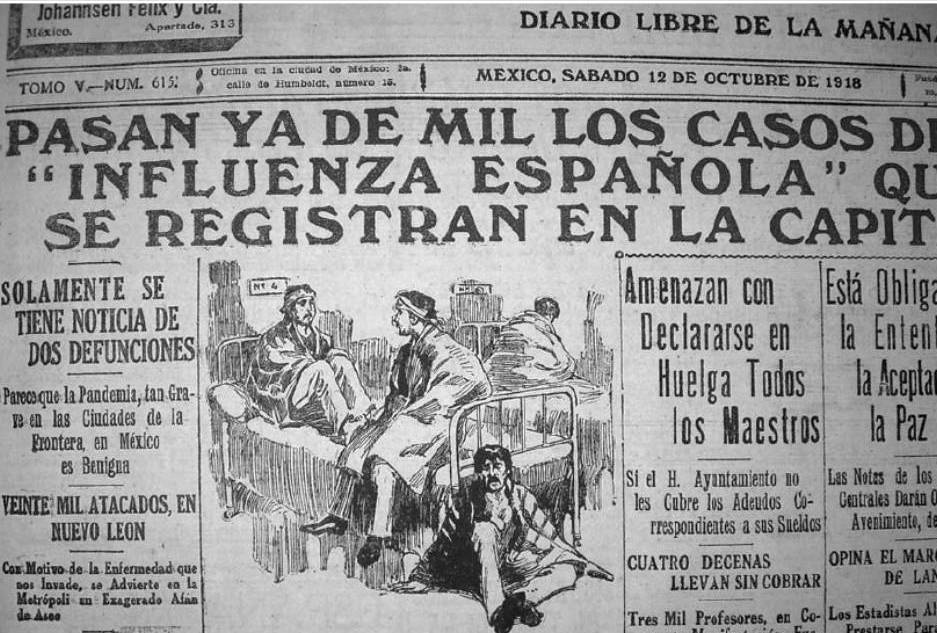06. La Gripe Española fue noticia de primera plana en El Demócrata