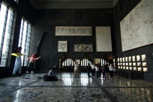 Roberto Michel. 2019,. Interior of the Anahuacalli Museum, a stone building in the Coyoacan district, created by Diego Rivera., Ciudad de México, Shutterstock.