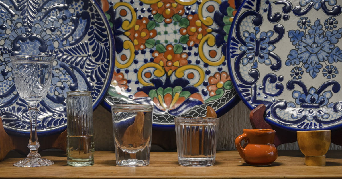 vasos de mezcal