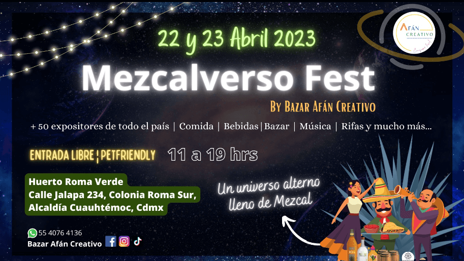 .El Mezcalverso Fest existe y te estara? esperando en la CDMX
