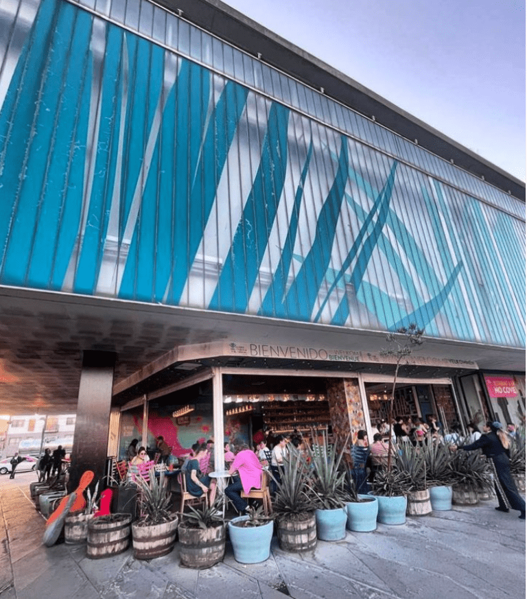 Fachada Museo del tequila y del mezcal en Garibaldi,CDMX