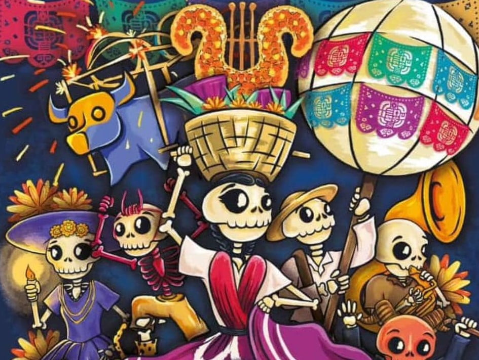 Portada del programa de Día de Muertos en Oaxaca