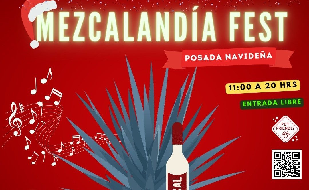 Cartel ilustrativo para el Mezcalandia Fest.