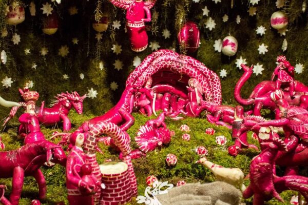 Espectacular tradición la Noche de rábanos en Oaxaca de Juárez