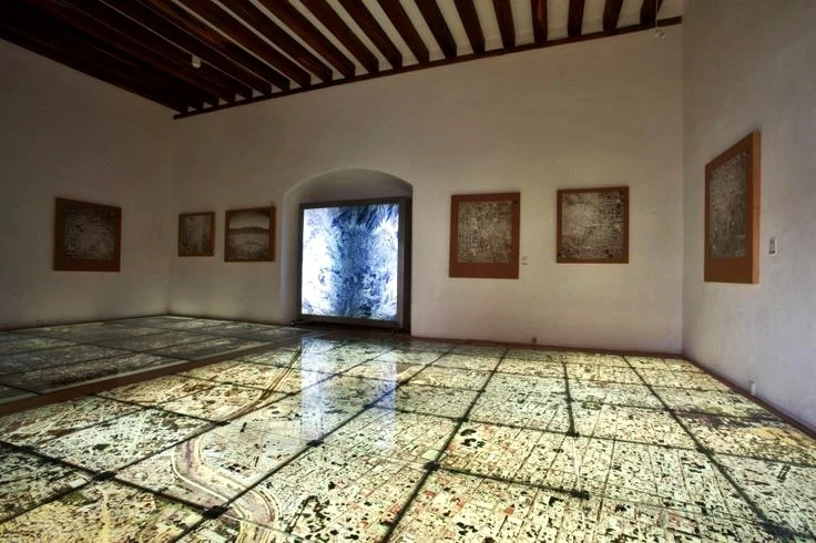 Sala de la Casa de la Ciudad en Oaxaca.