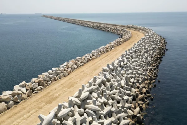 Inauguran rompeolas en Salina Cruz ¡El más grande de Latinoamérica! Rompeolas en Salina Cruz, Oaxaca, México.