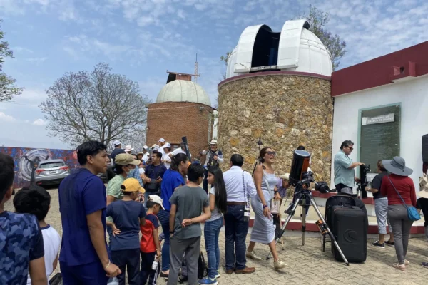 Así se vivió el eclipse de Sol en Oaxaca Eclipse solar 2024 en Oaxaca