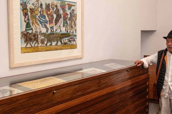 El arte multiétnico de Oaxaca se presenta en Florencia, Italia Obra de Shinzaburo Takeda