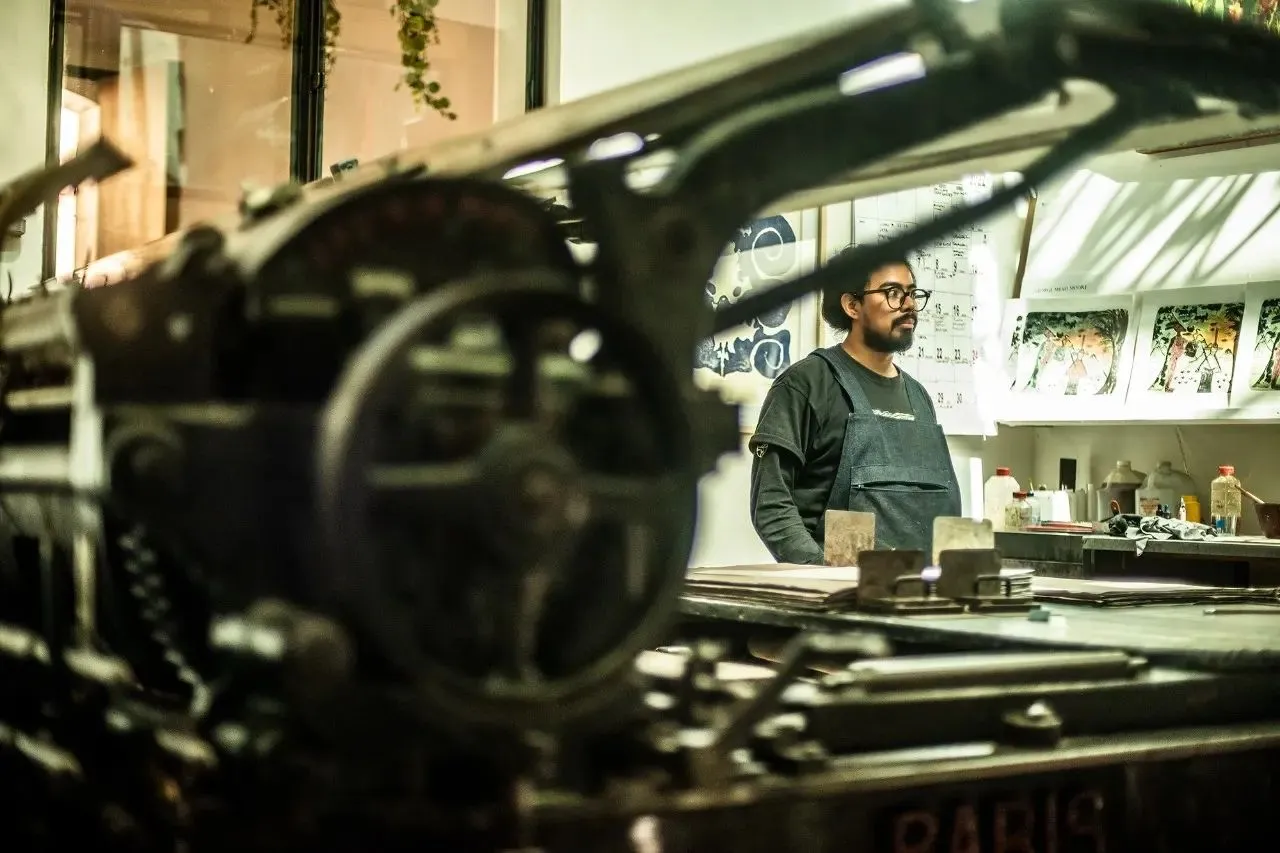 Taller La Máquina en Oaxaca, un espacio de experimentación creativa.