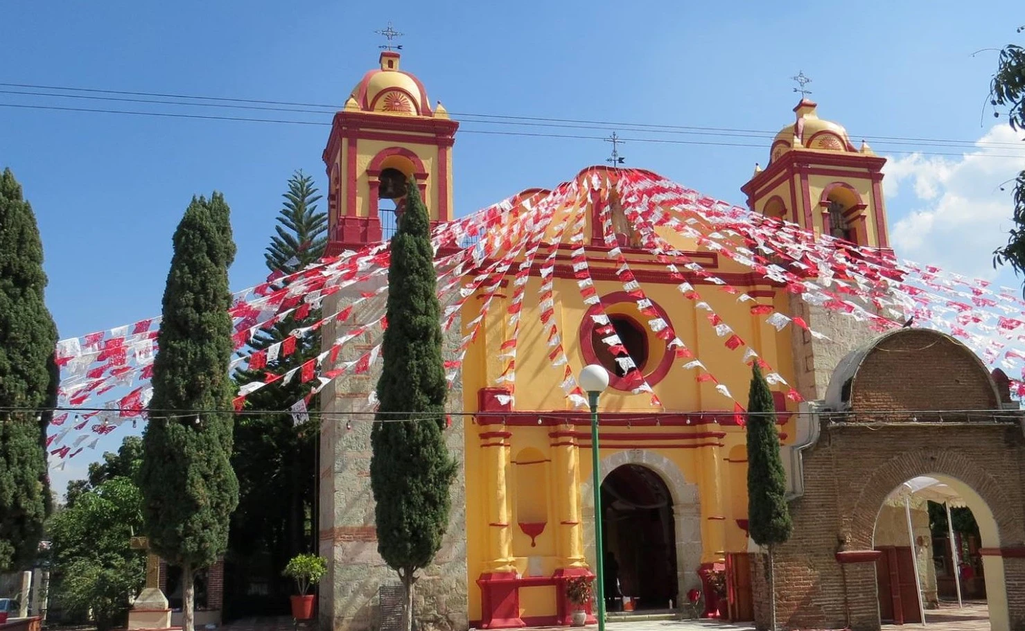 Reabren el templo de Santa Lucía del Camino en Oaxaca.